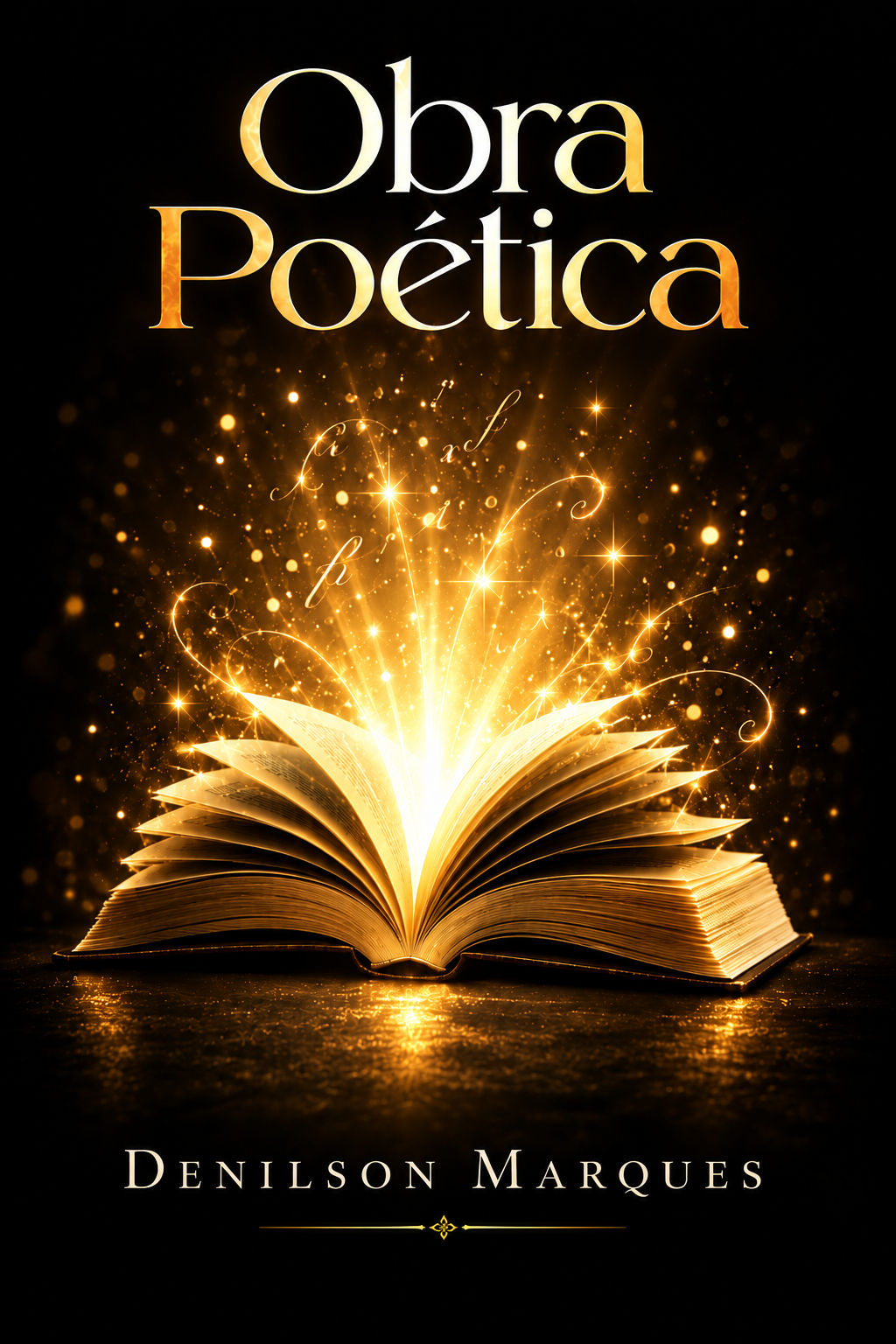 Capa do livro Obra Poetica I Denilson Marques